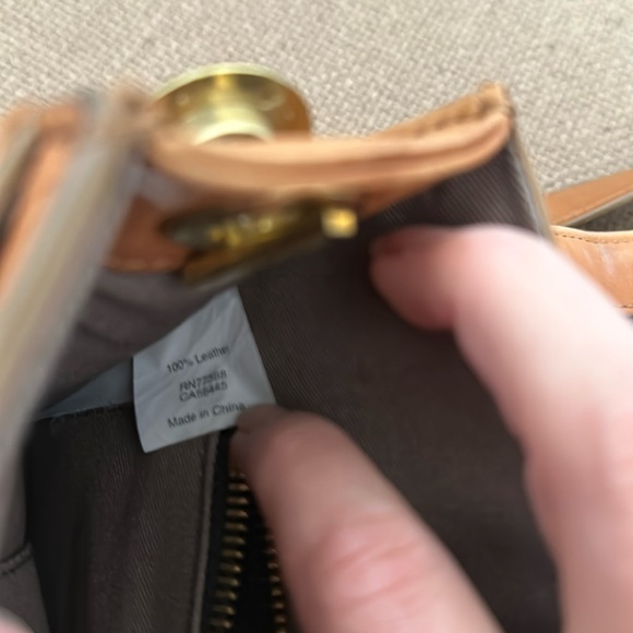 J Crew leather light brown shoulder bag - Picture 11 of 12